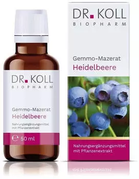 Dr. Koll Biopharm Gemmo-Mazerat Heidelbeere Vacci.myrti.Tropfen 50 ml