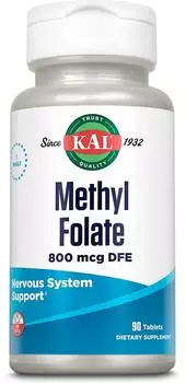 Supplementa METHYL FOLAT 800 g ultra Folate KAL Tabletten 90 St