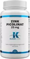 Zinkpicolinat 25 Mg Klean Labs Kapseln 100 St