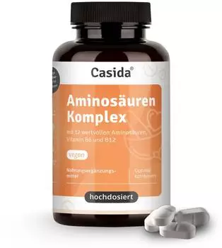 Casida Aminosäuren Komplex hochdosiert vegan Tabletten 180 St