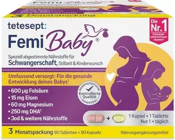 Merz Tetesept Femi Baby Kapseln+Tabletten 2x90 stk
