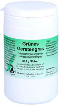 Merosan Gerstengras Pulver 80g