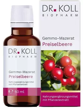 Dr. Koll Biopharm Gemmo-Mazerat Preiselbeere Tropfen 50 ml