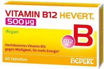 Hevert Vitamin B12 Hevert 500µg Tabletten (60 Stk.)
