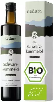 nedura Schwarzk&uuml;mmel&ouml;l BIO kaltgepresst ungefiltert