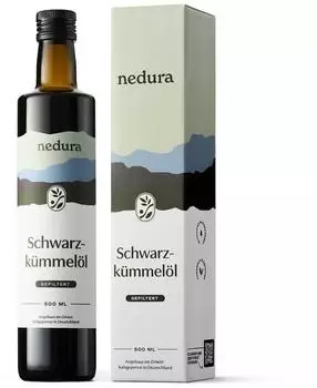 nedura Schwarzk&uuml;mmel&ouml;l kaltgepresst gefiltert 500ml