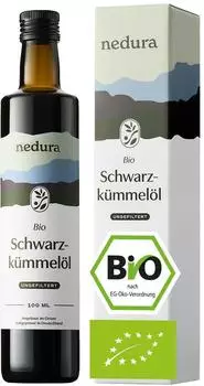 nedura Schwarzk&uuml;mmel&ouml;l BIO kaltgepresst ungefiltert 100ml