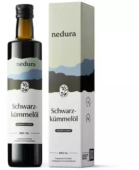 nedura Schwarzk&uuml;mmel&ouml;l kaltgepresst ungefiltert 250ml