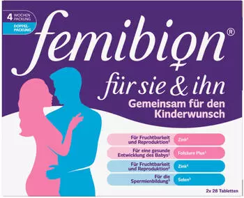 P&G Femibion f&uuml;r Sie & Ihn Tabletten (2 x 28 Stk.)
