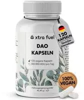 DAO DiAminOxidase 300.000 HDU Kapseln von XTRA FUEL 120 St