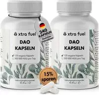DAO DiAminOxidase 300.000 HDU Kapseln von XTRA FUEL 240 St