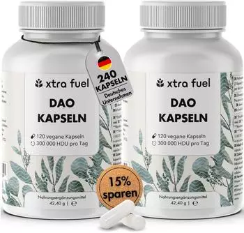 xtra fuel DAO Kapseln 2 x 120 Stk.