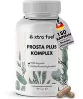 Prostata Kapseln von XTRA FUEL | 180 Kapseln mit Prostata Komplex aus S&auml;gepalme,