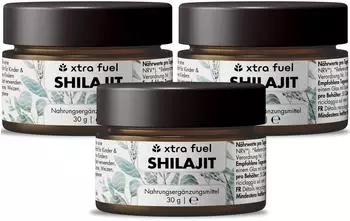 xtra fuel Shilajit Harz 3 x 30g