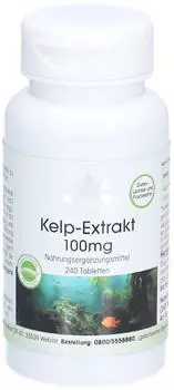 Warnke Gesundheit Kelp-Extrakt 100mg Tabletten 240 Stk.