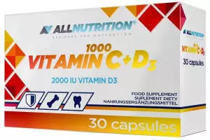 Allnutrition Vitamin C 1000 + D3 Kapseln 30 Stk.