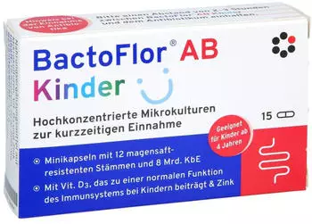 Intercell Pharma BactoFlor AB Kinder Hartkapseln 15 Stk.