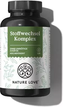Nature Love Stoffwechsel Komplex Kapseln 120 Stk.