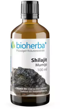 Bioherba Shilajit Mumijo Tropfen Tinktur 50 ml