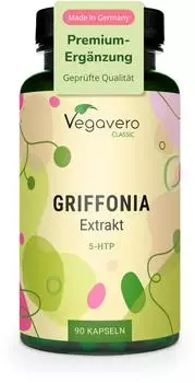 Vegavero Griffonia Extrakt 5-HTP 200 mg Kapseln 90 Stk.