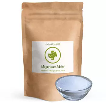 vitalundfitmit100 Magnesium Malat Pulver 300 g