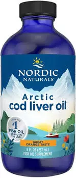 Nordic Naturals Artic Cod Liver Oil lemon (237 ml)