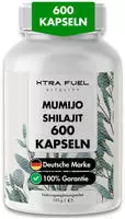 Shilajit Kapseln von XTRA FUEL | 600 Kapseln f&uuml;r 1.000mg Himalaya Extrakt pro Tag -