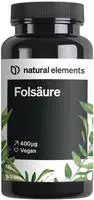 Fols&auml;ure &ndash; 400 Tabletten &ndash; 400 mcg pro Tagesdosis &ndash; Kinderwunsch und