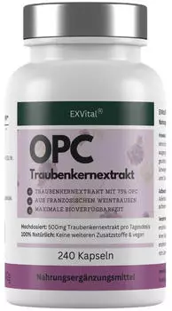 EXVital &reg; OPC Traubenkernextrakt Kapseln 142 g Damen