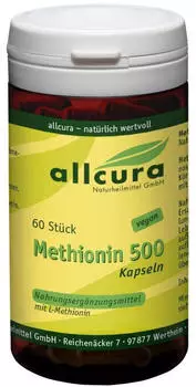 Allcura Methionin 500 mg Kapseln 60 Stk.