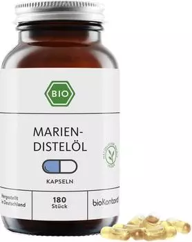 bioKontor Mariendistelöl Kapseln Bio 180 Stück