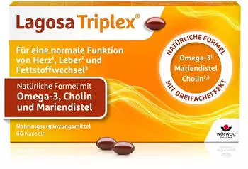 W&ouml;rwag Pharma Lagosa Triplex Weichkapseln 60 Stk.