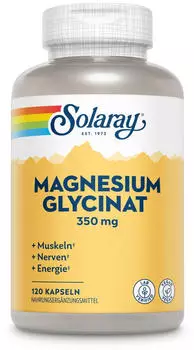 Solaray Magnesium Glycinat 350 Kapseln 120 St.