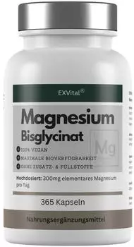 EXVital Magnesiumbisglycinat Kapseln 365 Stk.