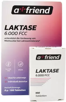 MedGoNET A Friend Laktase 6.000 FCC Tabletten 100 Stk.
