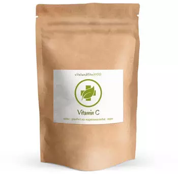 vitalundfitmit100 Vitamin C Gepuffert als Magnesiumascorbat 200 g Pulver