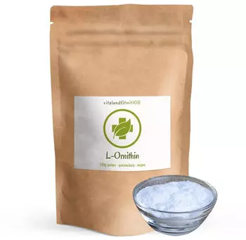 vitalundfitmit100 L-Ornithin Pulver 100 g