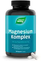 Magnesium Komplex Kapseln I 400 mg Magnesium hochdosiert I Komplex aus 5...