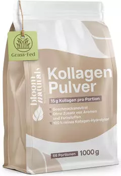 bloom naturals Kollagen Pulver 1000g