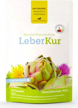Naturhof Leberkur Premium Forte Kapseln 60 St