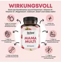 Mama Multi (120 Kapseln f&uuml;r 4 Monate) 3-in-1: Kinderwunsch Tabletten,