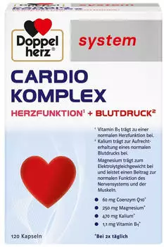 Doppelherz system Cardio Komplex Kapseln 120 Stk.