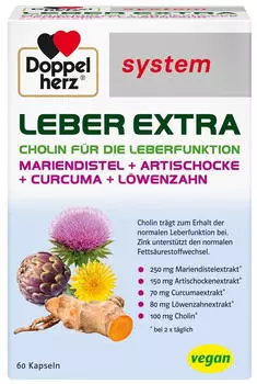 Doppelherz system Leber Extra Kapseln