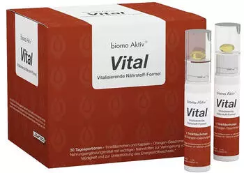 biomo-vital Aktiv Vital Trinkflaschen + Kapsel