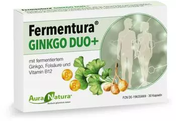 AuraNatura Fermentura Ginkgo Duo+ Kapseln 30 Stk.