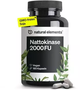natural elements Nattokinase 2000FU Kapseln 180 Stk.
