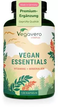 Vegavero Vegan Essentials Complex 120 St Kapseln