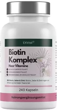 EXVital &reg; Biotin Komplex Kapseln hochdosiert 10.000&micro;g 152 g