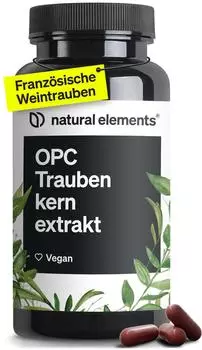 natural elements OPC Traubenkernextrakt Kapseln 90 Stk.
