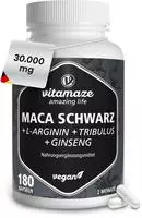 PZN-DE 20170879, Vitamaze Maca Schwarz + L-Arginin + Tribulus + Ginseng Komplex